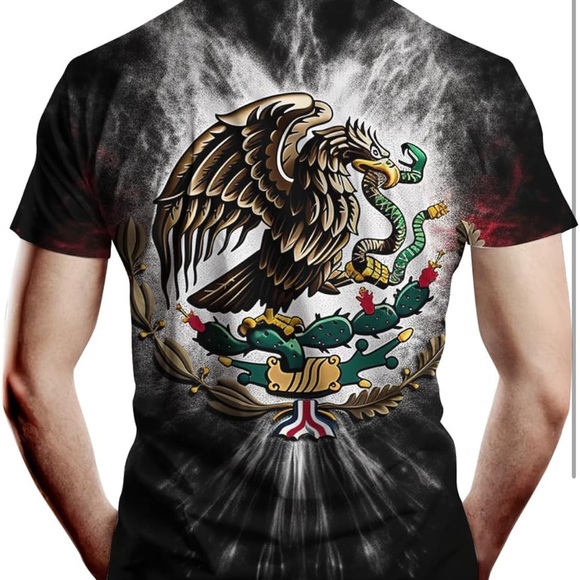 Mexico Flag Graphic T-Shirt - Picture 2 of 2